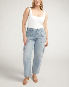 Utility Cargo Jeans Plus Size