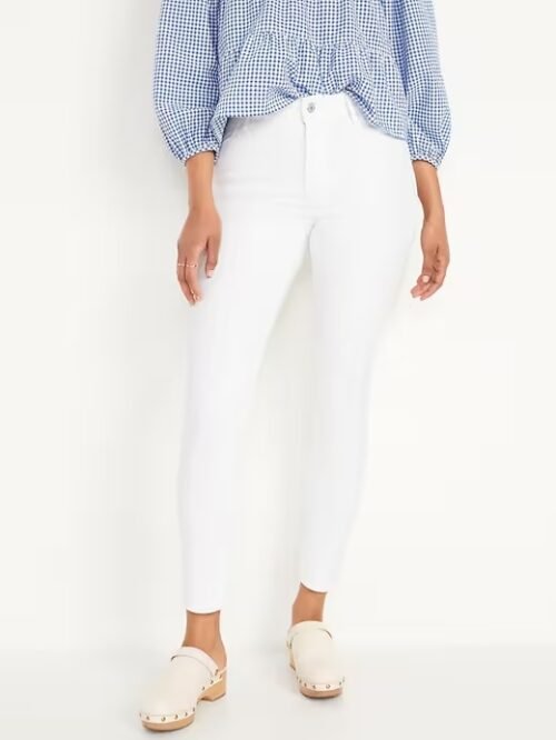 High-Waisted Wow Super-Skinny Ankle Jeans