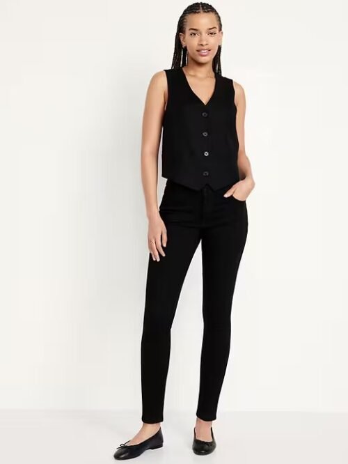 Mid-Rise Rockstar Super-Skinny Jeans