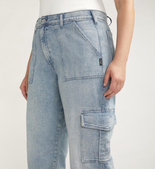 Utility Cargo Jeans Plus Size