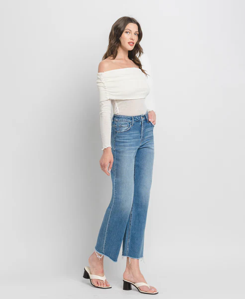 Evening Star - High Rise Ankle Dad Jeans