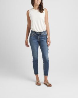 Suki Mid Rise Skinny Crop Jeans