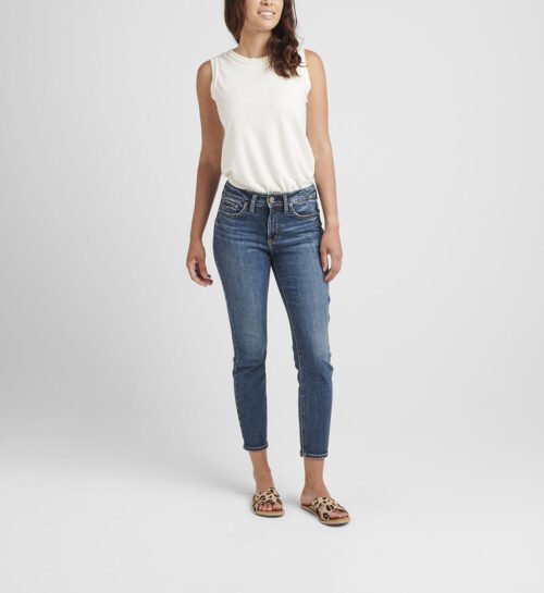 Suki Mid Rise Skinny Crop Jeans